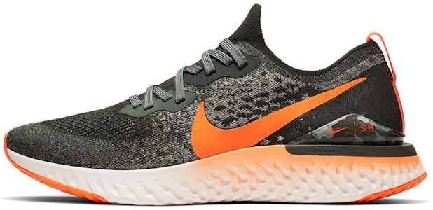 Nike Epic React Flyknit 2 飛線編織 運動 低筒 跑步鞋 男款 黑白橙 Buy Nike Epic React Flyknit 2 飛線編織 運動 低筒 跑步鞋 男款 黑白橙