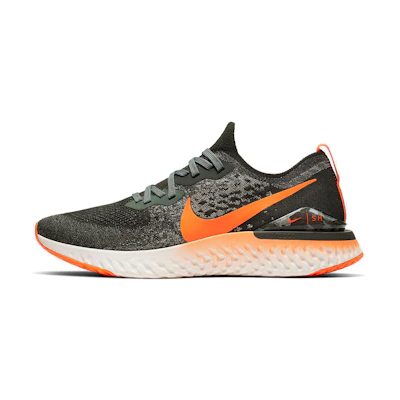 Nike Epic React Flyknit 2 'Black Orange'