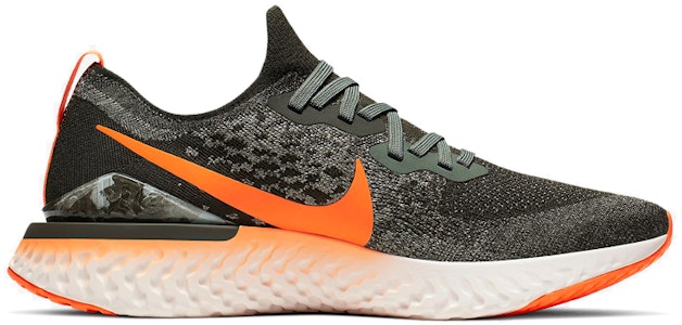 Nike Epic React Flyknit 2 飛線編織 運動 低筒 跑步鞋 男款 黑白橙 Order Nike Epic React Flyknit 2 飛線編織 運動 低筒 跑步鞋 男款 黑白橙