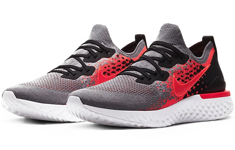 Lookbook Nike Epic React Flyknit 2 'Gris Frío Carmesí' BQ8928-014
