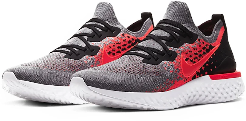 Nike Epic React Flyknit 2 'Gris Frío Carmesí' BQ8928-014 Lookbook Nike Epic React Flyknit 2 'Gris Frío Carmesí' BQ8928-014
