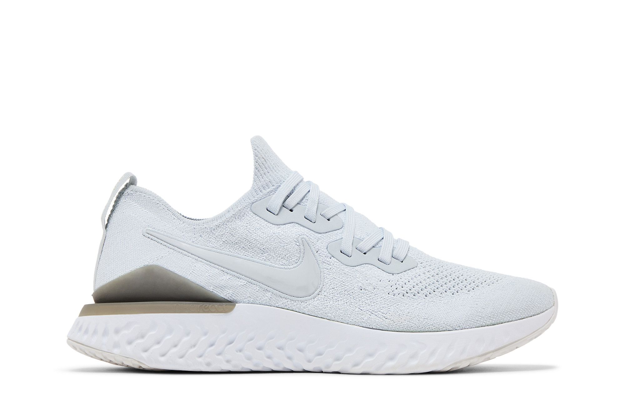 Buy Nike Epic React Flyknit 2 'Pure Platinum' Sepatu Olahraga Pria BQ8928-004