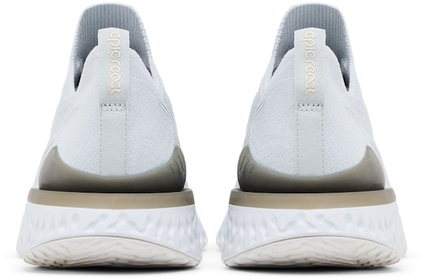 Nike Epic React Flyknit 2 'Pure Platinum' BQ8928-004 Details for Nike Epic React Flyknit 2 'Pure Platinum' BQ8928-004