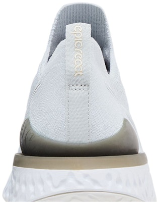 Nike Epic React Flyknit 2 'Pure Platinum' BQ8928-004 Sizing Nike Epic React Flyknit 2 'Pure Platinum' BQ8928-004