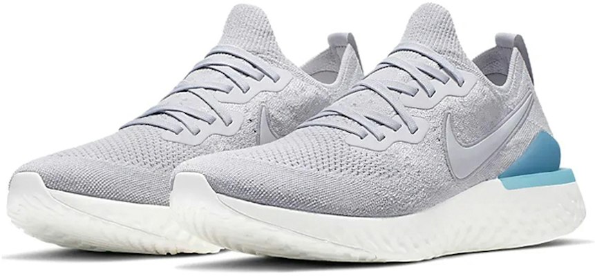 Nike Epic React Flyknit 2 ''Grigio Chiaro Blu Lagoon'' BQ8928-006 Shop Nike Epic React Flyknit 2 ''Grigio Chiaro Blu Lagoon'' BQ8928-006
