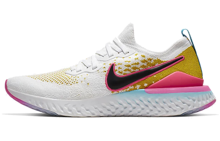 Buy Nike Epic React Flyknit 2 'Blanco Negro Rosa Blast' CI7583-100