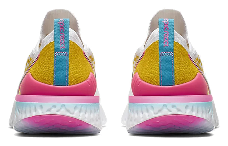 Lookbook Nike Epic React Flyknit 2 'Blanco Negro Rosa Blast' CI7583-100