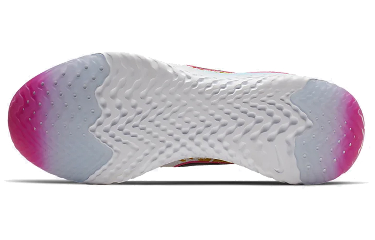 Shop Nike Epic React Flyknit 2 'Blanco Negro Rosa Blast' CI7583-100