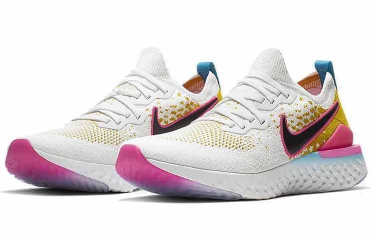 Purchase Nike Epic React Flyknit 2 'Blanco Negro Rosa Blast' CI7583-100