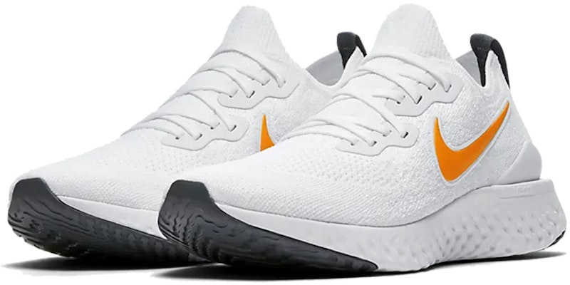 耐克Epic React Flyknit 2 '白橙'跑鞋 CI6401-100 Lookbook 耐克Epic React Flyknit 2 '白橙'跑鞋 CI6401-100