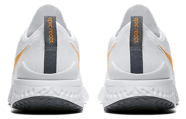 Shop Nike Epic React Flyknit 2 'Putih Jingga' CI6401-100