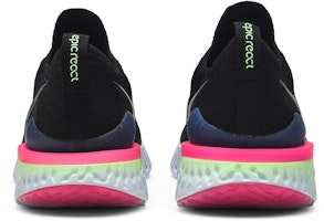 나이키 에픽 리액트 플라이ニット 2 블랙 사파이어 하이퍼 핑크 BQ8928-003 Details for 나이키 에픽 리액트 플라이ニット 2 블랙 사파이어 하이퍼 핑크 BQ8928-003