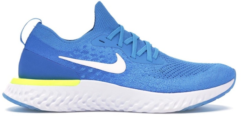Blue nike epic react flyknit on sale