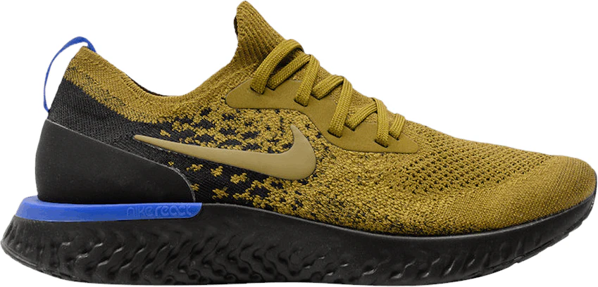 Nike Epic React Flyknit Olive Flax AQ0067 301