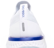 (W) 耐克 Epic React Flyknit "白色竞速蓝" AQ0070-100 Sizing (W) 耐克 Epic React Flyknit "白色竞速蓝" AQ0070-100