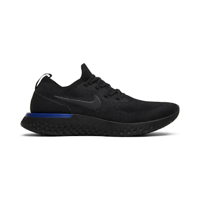 Nike Epic React Flyknit Black Racer Blue