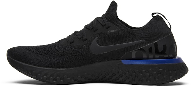 耐克Epic React Flyknit黑色竞速蓝 AQ0067-004 Lookbook 耐克Epic React Flyknit黑色竞速蓝 AQ0067-004