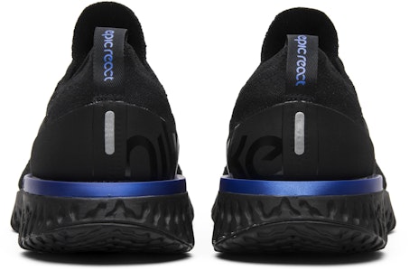 耐克Epic React Flyknit黑色竞速蓝 AQ0067-004 Details for 耐克Epic React Flyknit黑色竞速蓝 AQ0067-004