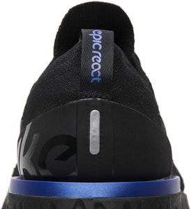 耐克Epic React Flyknit黑色竞速蓝 AQ0067-004 Sizing 耐克Epic React Flyknit黑色竞速蓝 AQ0067-004