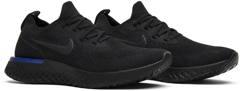 耐克Epic React Flyknit黑色竞速蓝 AQ0067-004 Cheap 耐克Epic React Flyknit黑色竞速蓝 AQ0067-004