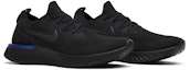 Cheap Nike Epic React Flyknit Hitam Biru Lumba AQ0067-004
