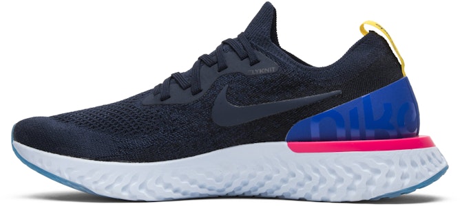 耐克 Epic React Flyknit 大学海军蓝 AQ0067-400 Lookbook 耐克 Epic React Flyknit 大学海军蓝 AQ0067-400