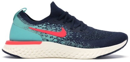 Nike Epic React Flyknit College Navy Hyper Jade AR5413-400 Nike Epic React Flyknit College Navy Hyper Jade AR5413-400