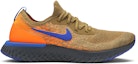 Buy 耐克 Epic React Flyknit 金米色竞速蓝 AV8068-200