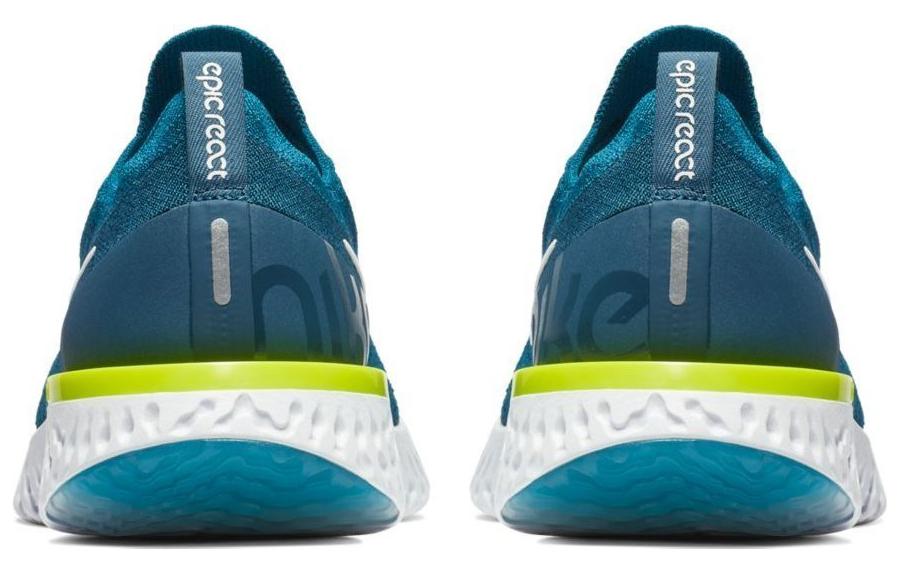 Shop Nike Epic React Flyknit Vert Abyss AQ0067-302
