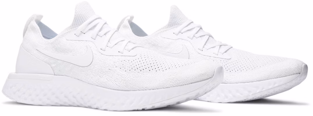耐克 Epic React Flyknit 纯白色 AQ0067-102 Cheap 耐克 Epic React Flyknit 纯白色 AQ0067-102