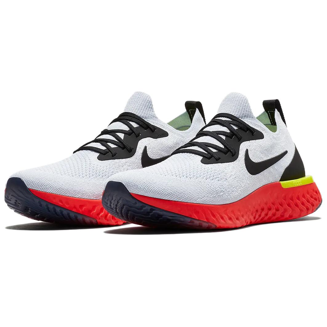 Shop Kasut Nike Epic React Flyknit Putih Merah AQ0067-103