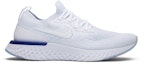 Buy Nike Epic React Flyknit Putih Biru Lumba AQ0067-100