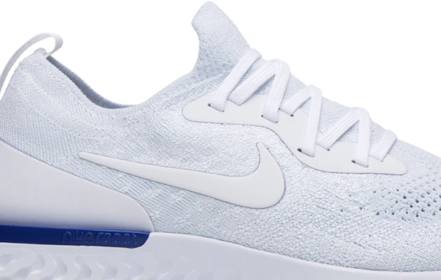 耐吉Epic React Flyknit白色競速藍 AQ0067-100 Order 耐吉Epic React Flyknit白色競速藍 AQ0067-100