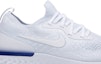 Order Nike Epic React Flyknit Putih Biru Lumba AQ0067-100