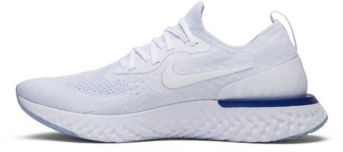耐克Epic React Flyknit白色竞速蓝 AQ0067-100 Lookbook 耐克Epic React Flyknit白色竞速蓝 AQ0067-100