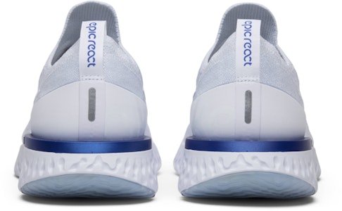 耐克Epic React Flyknit白色竞速蓝 AQ0067-100 Details for 耐克Epic React Flyknit白色竞速蓝 AQ0067-100