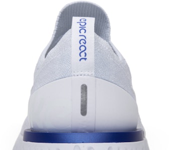 耐克Epic React Flyknit白色竞速蓝 AQ0067-100 Sizing 耐克Epic React Flyknit白色竞速蓝 AQ0067-100