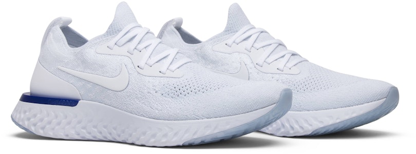 耐克Epic React Flyknit白色竞速蓝 AQ0067-100 1