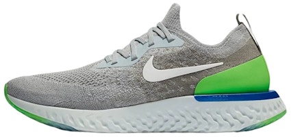 Nike Epic React Flyknit Wolf Grey Lime Blast AQ0067-008 Nike Epic React Flyknit Wolf Grey Lime Blast AQ0067-008