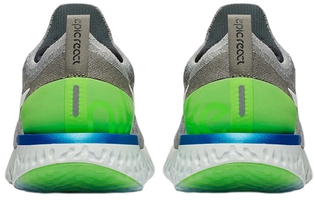 Nike Epic React Flyknit Wolf Grey Lime Blast Lelaki Wanita Kasut Sukan AQ0067-008 Purchase Nike Epic React Flyknit Wolf Grey Lime Blast Lelaki Wanita Kasut Sukan AQ0067-008