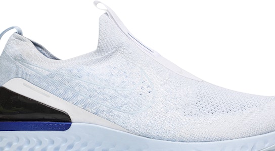 Nike Epic React Moc Flyknit Blanco Azul Hidrógeno BV0417-101 Order Nike Epic React Moc Flyknit Blanco Azul Hidrógeno BV0417-101