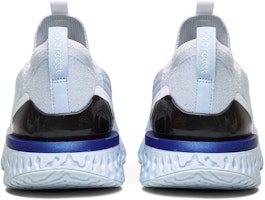 Nike Epic React Moc Flyknit Putih Biru Hidrogen BV0417-101 Details for Nike Epic React Moc Flyknit Putih Biru Hidrogen BV0417-101
