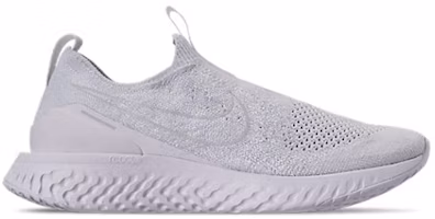Nike Epic React Moc Flyknit White Pure Platinum BV0417-100 Nike Epic React Moc Flyknit White Pure Platinum BV0417-100