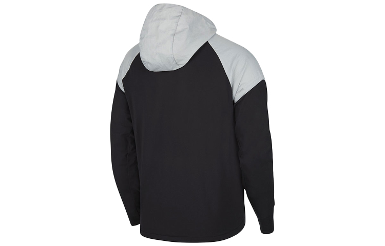 Nike Essential Therma Jacket Black Grey Colorblock Hoodie Coat CV2239-077 圖 3