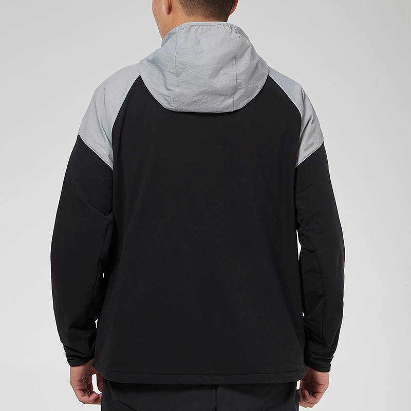 Nike Essential Therma Jacket Black Grey Colorblock Hoodie Coat CV2239-077 圖 5