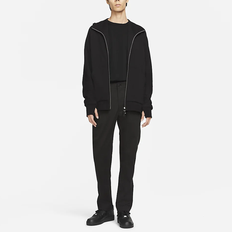 Shop Nike Every Stitch  Black Knit Zip Hoodie Jacket DH2868-010