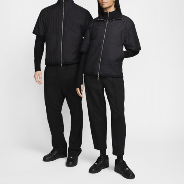 Nike Every Stitch Considered Solid Black Zip-Up Short Sleeve Jacket Unisex. FD6423-010 圖 7