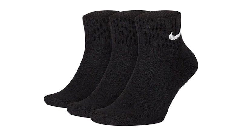Nike Everyday Cushioned Training Low Socks Black