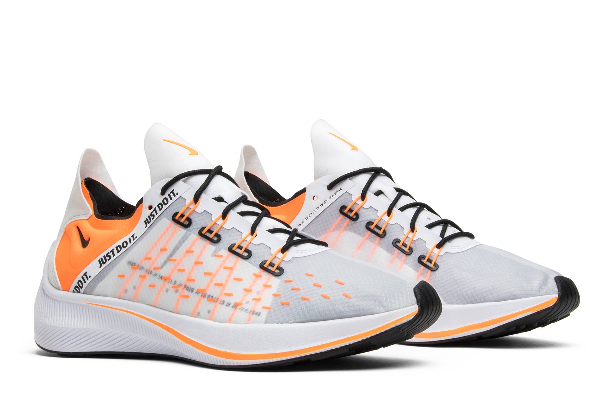 Cheap Nike EXP-X14 Just Do It Pack White 低筒 跑步鞋 男款 白橙
