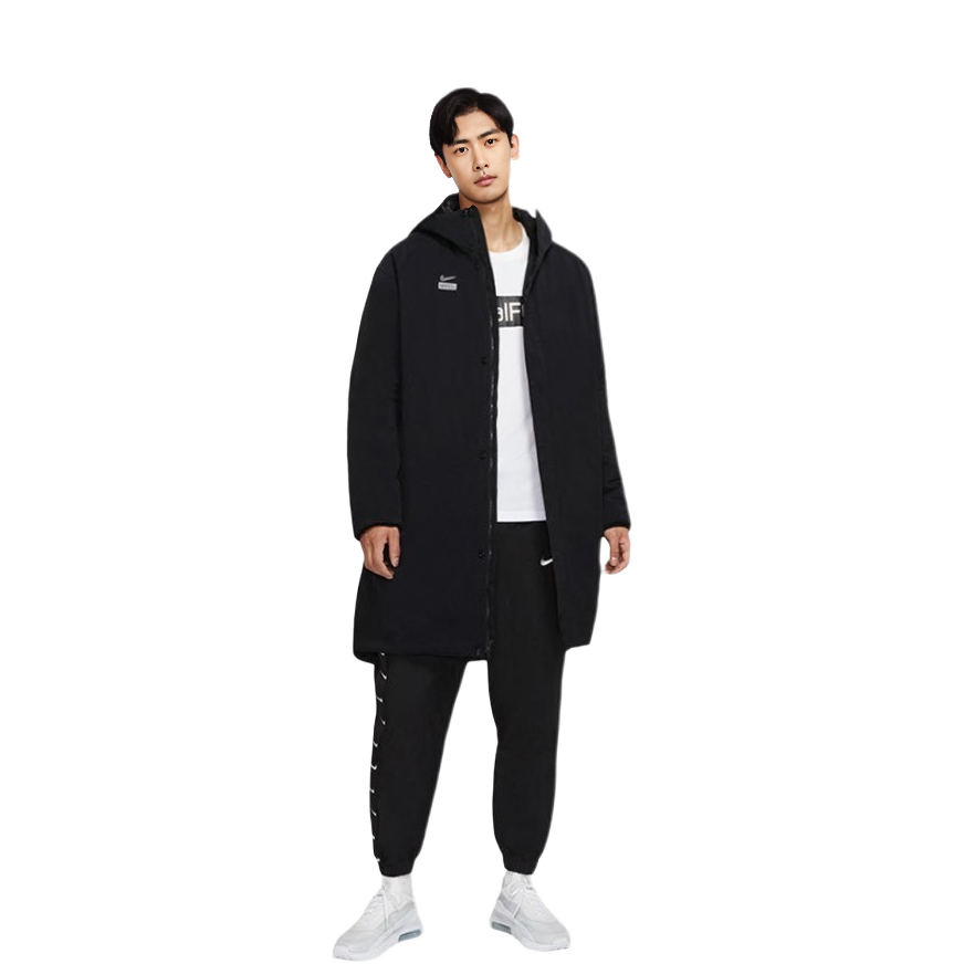 Shop Nike F.C. Synthetic-Fill Winter Jacket Black Football Coat CT2515-010